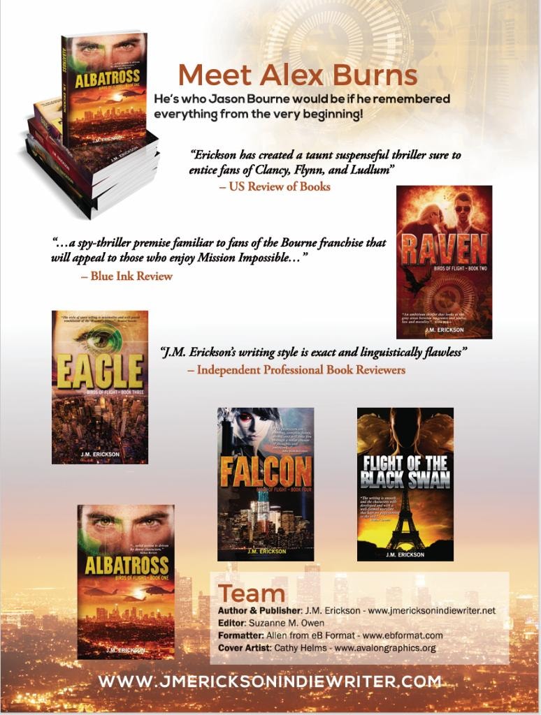 Birds of Flight series promotional poster featuring Alex Burns
