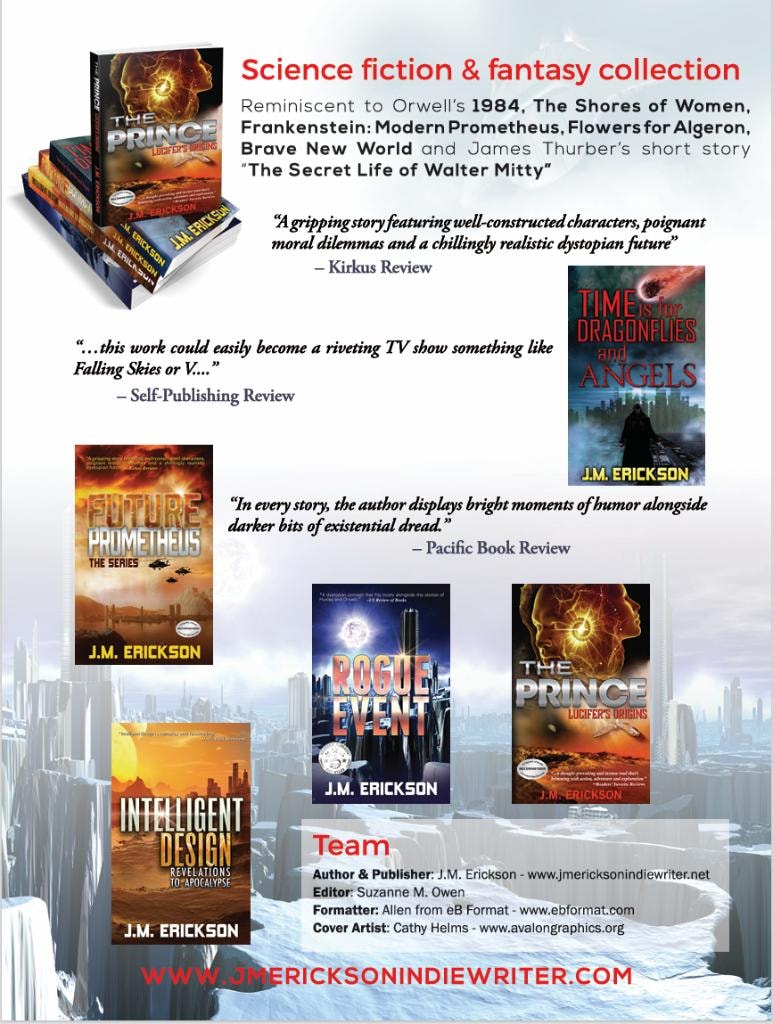 Emergency Comms Press Science Fiction and Fantasy collection promotional poster